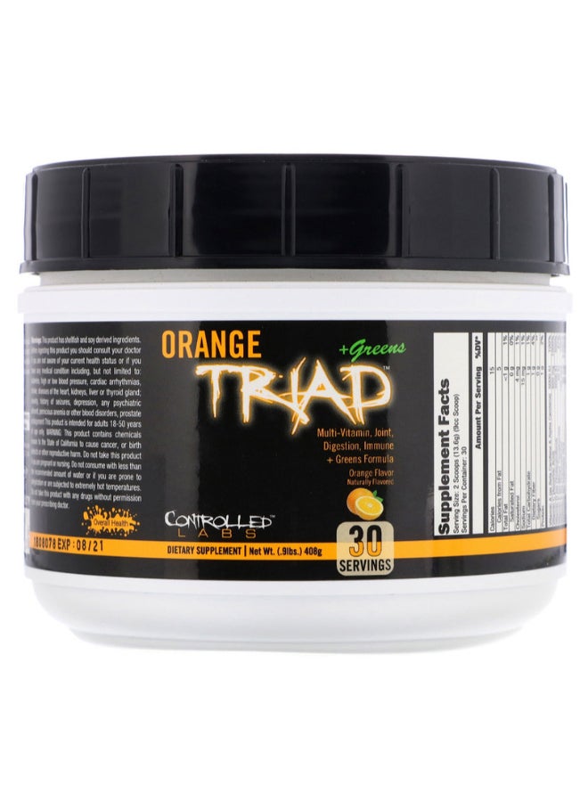 controlled labs Orange Triad Plus Green Formula - Image 1