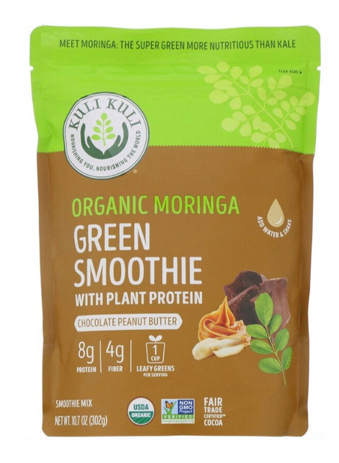 Kuli Kuli Organic Moringa Chocolate Peanut Butter Green Smoothie - Image 1