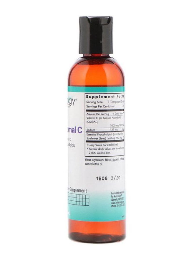 Nutricology Micro Liposomal C Sunflower Phospholipids Non-GMO Vitamin  - Image 2