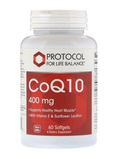 Protocol For Life Balance Coq10 Dietary Supplement - 60 Softgels  - Image 1