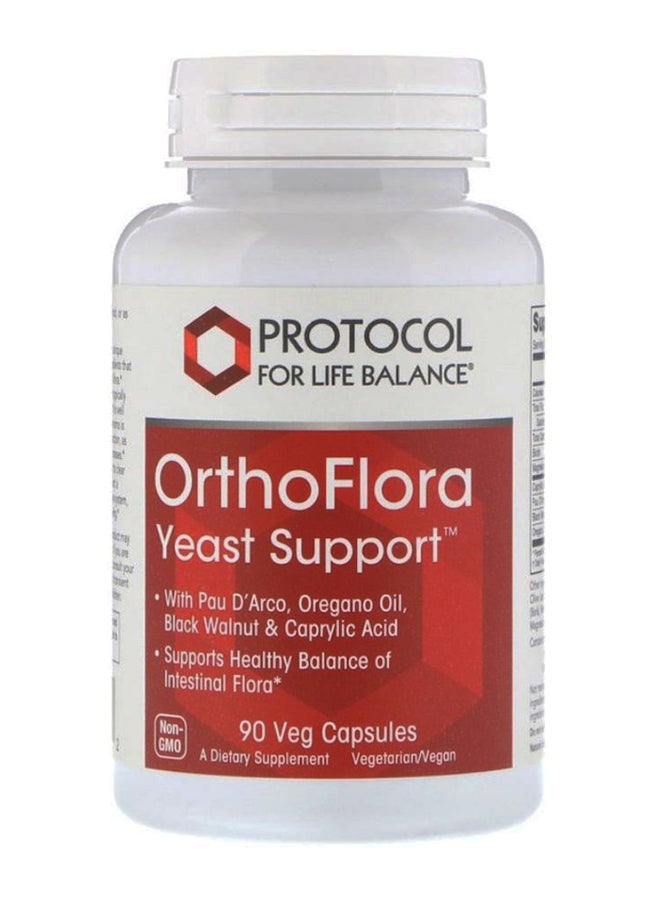 Orthoflora Yeast Support - 90 Veg Capsules - v1586545795/N36649355A_1