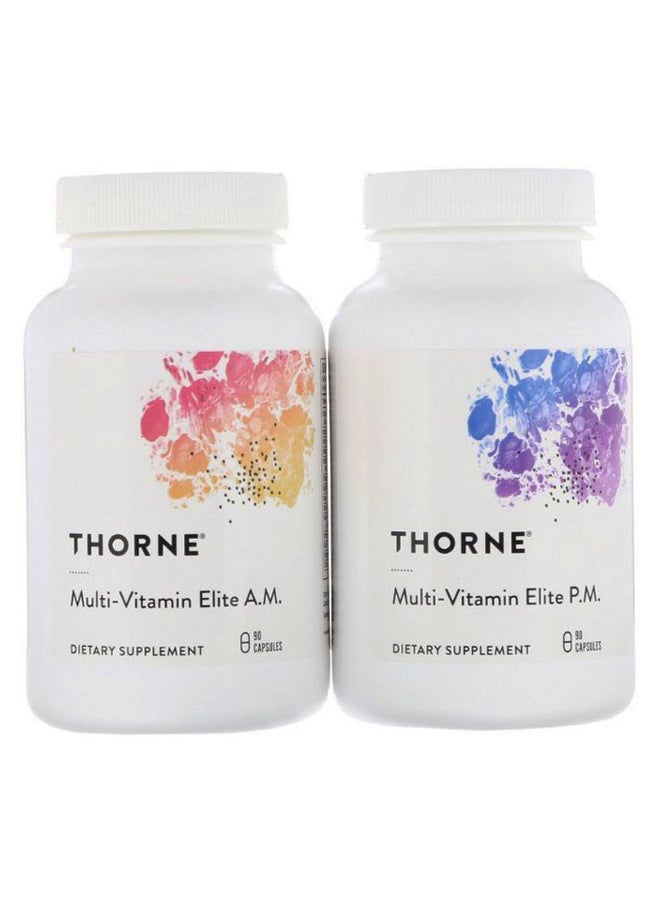 Thorne Research Pack Of 2 Multi-Vitamin Elite - 180 Capsules - Image 1