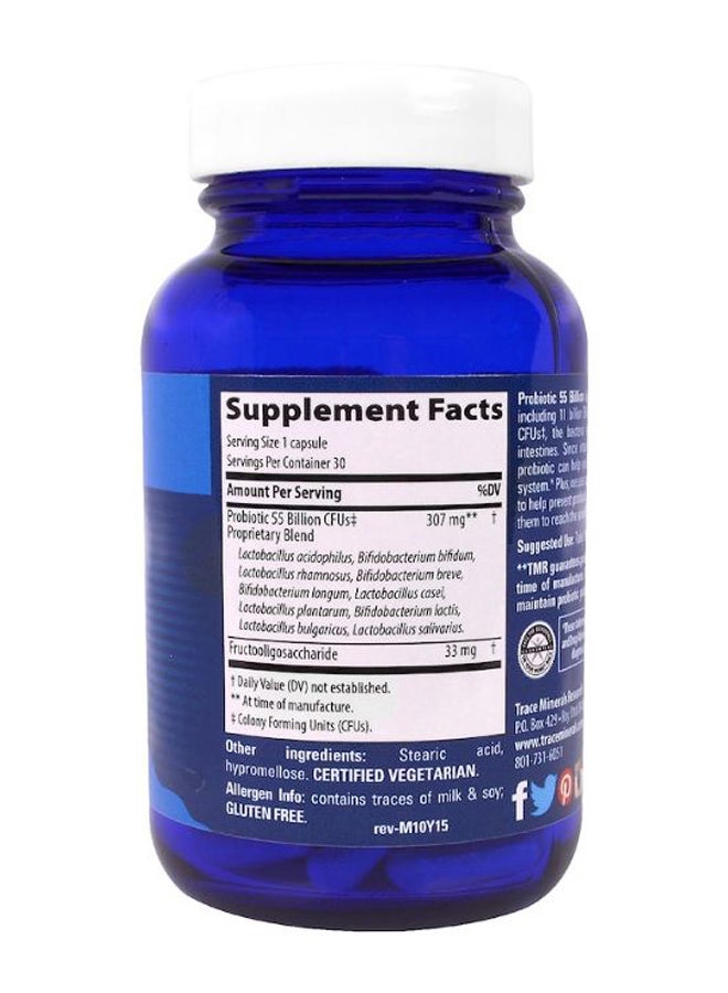تراس مينيرالز ريسيرش أقراص بروبيوتيك 55 مليار - 30 كبسولة - Image 2