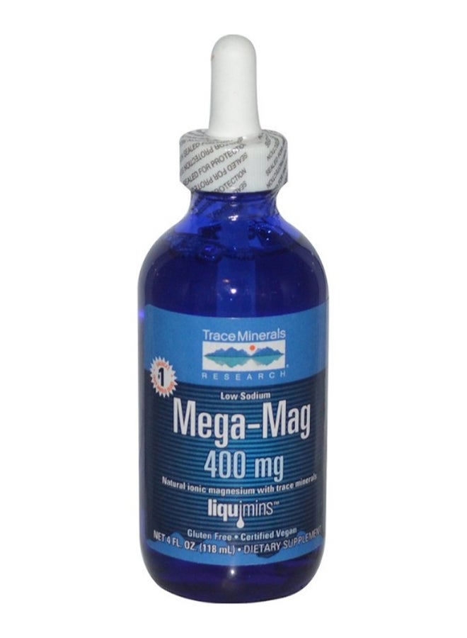Trace Minerals Research Mega-Mag Natural Lonic Magnesium with Trace Minerals  - Image 1