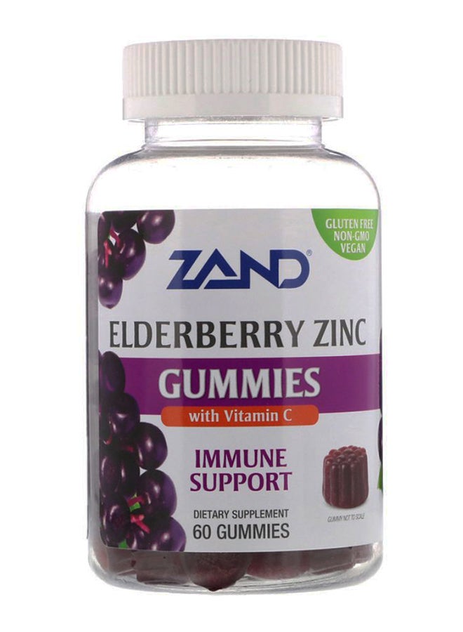 ZAND - Elderberry Zinc Gummies With Vitamin C - 60 Gummies - Image 1