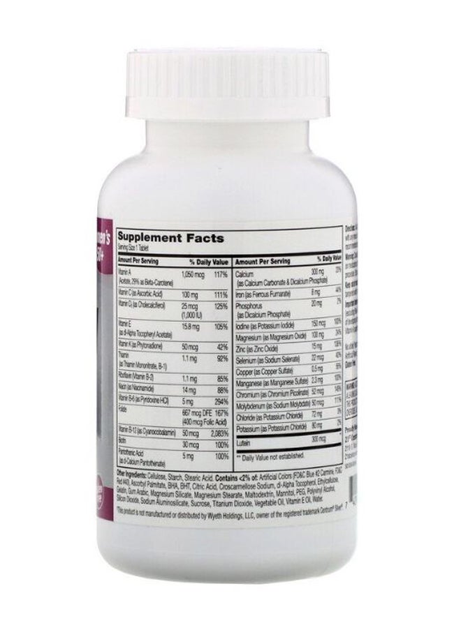 21st Century Sentry Senior Multivitamin And Multimineral Supplement - 100 Tablets - Image 2