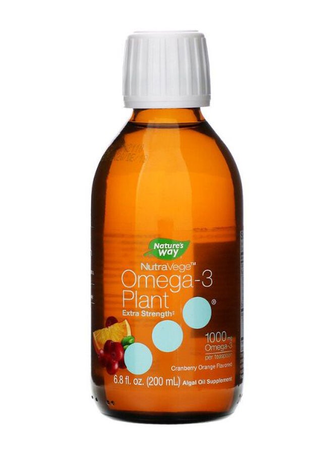 Ascenta Orange Flavoured NutraVege Omega-3 Plant Extra Strength Cranberry - Image 1