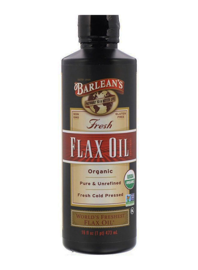 BARLEAN'S Organic Fresh Flax Oil - Image 1