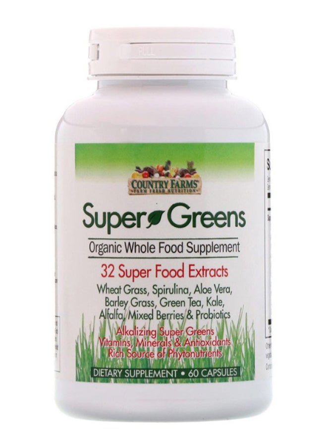 Super Greens Whole Food Supplement - 60 Capsules - v1586545914/N36649938A_1