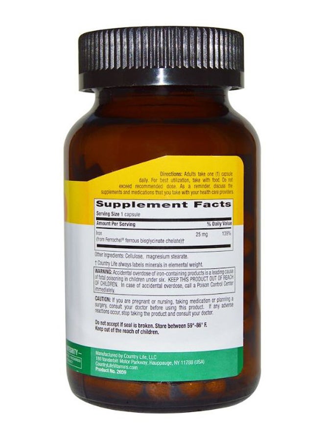 Country Life Easy Iron - 90 Vegetarian Capsules - Image 2