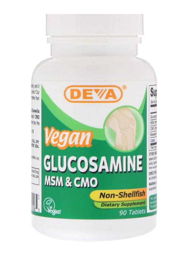 Deva Vegan Glucosamine MSM CMO Non-Shellfish - 90 Tablets