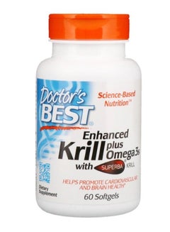 Enhanced Krill Plus Omega 3s With Superba Krill-60 Softgels