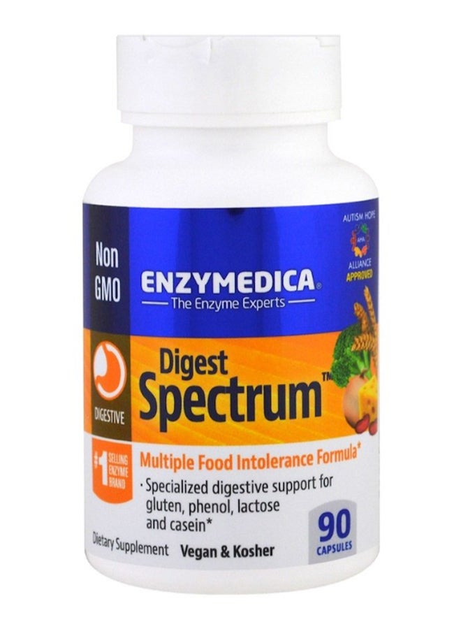 ENZYMEDICA Digest Spectrum Digestive Support - 90 Capsules  - Image 1
