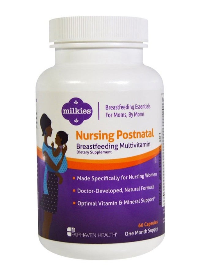 fairhaven health Nursing Postnatal Breastfeeding Multivitamin - 60 Capsules  - Image 1