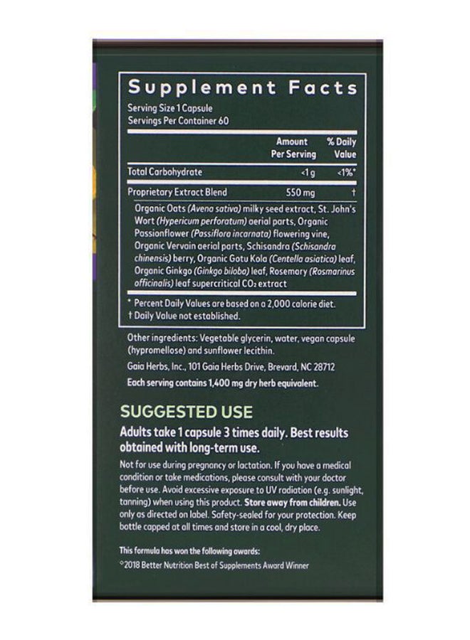 Gaia Herbs Emotional Balance - 60 Capsules - Image 2