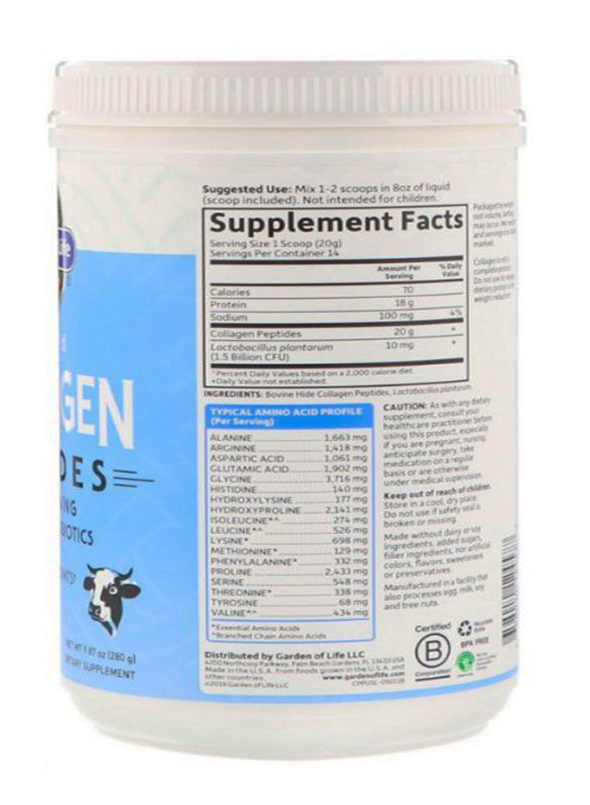 Garden of Life Grass Fed Collagen Peptides - Image 2