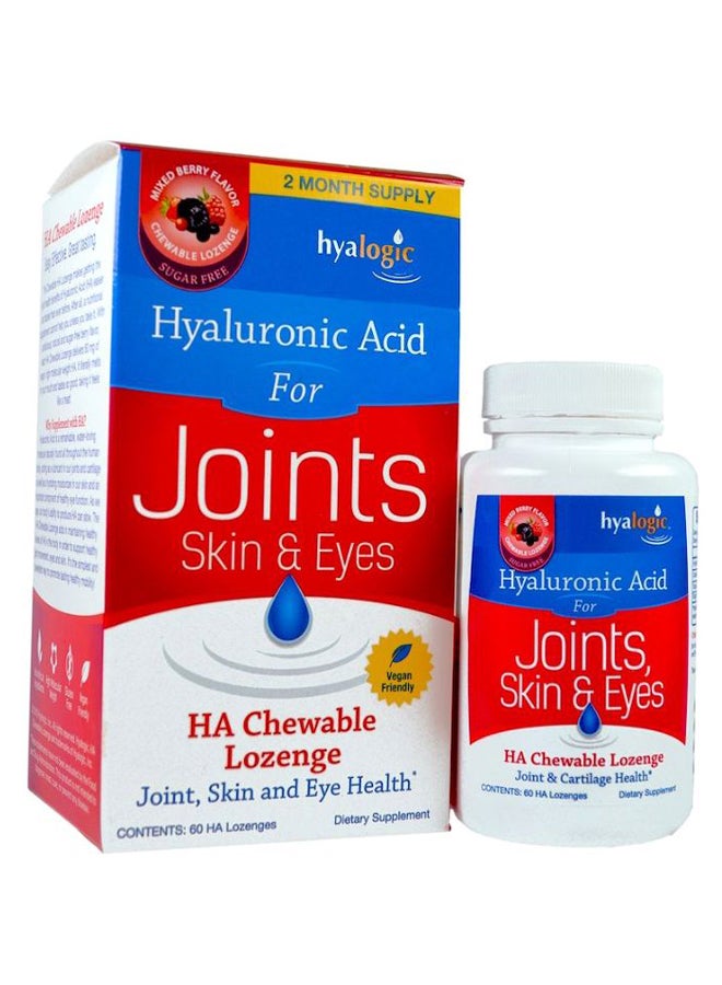 Hyalogic - Hyaluronic Acid Chewable - 60 HA Lozenges - Image 1