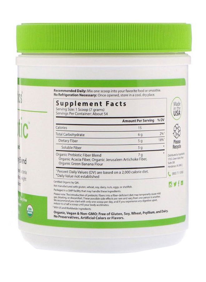 Hyperbiotics Prebiotic Organic Proprietary Blend Fiber Supplement - Image 2