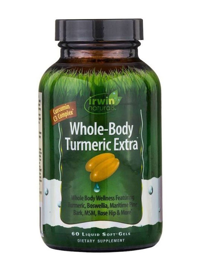 Irwin Naturals Whole-Body Turmeric Extract - 60 Liquid Softgels 