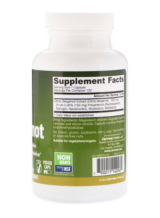 jarrow formulas Citrus Bergamot - 120 Capsules - Image 2