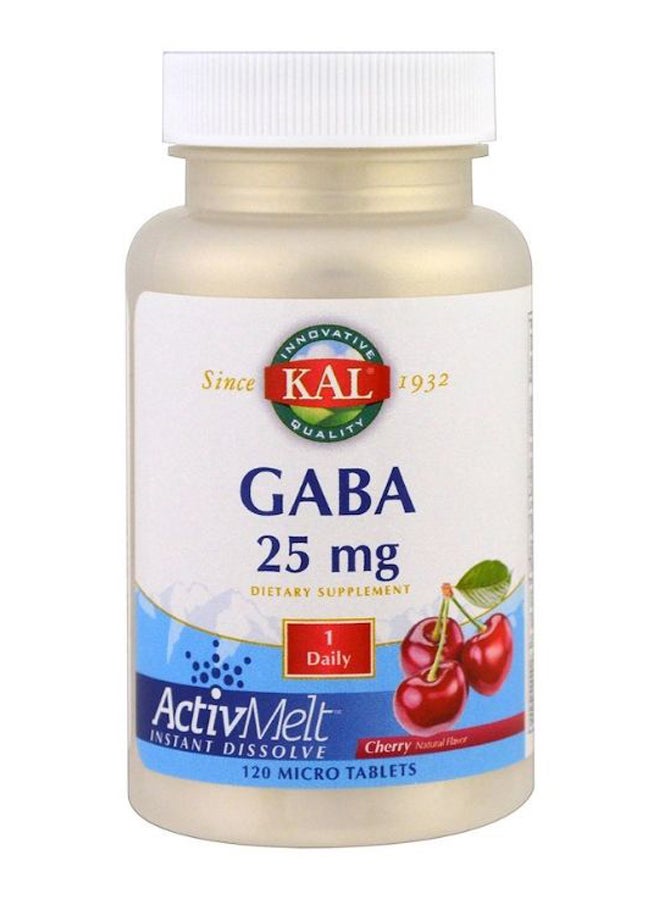 KAL GABA Cherry Instant Dissolve - 120 Micro Tablets