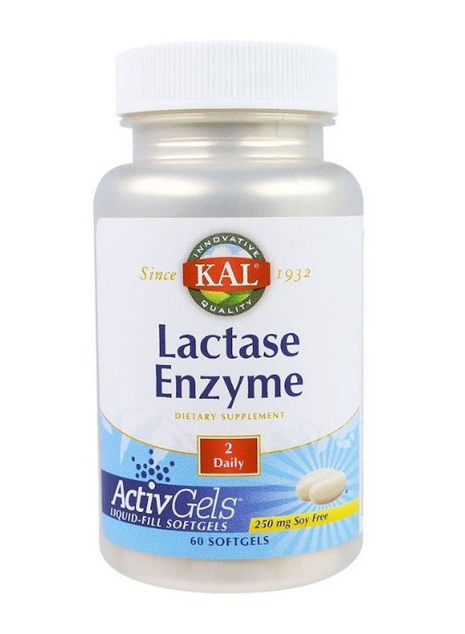 KAL Lactase Enzyme - 60 Softgels
