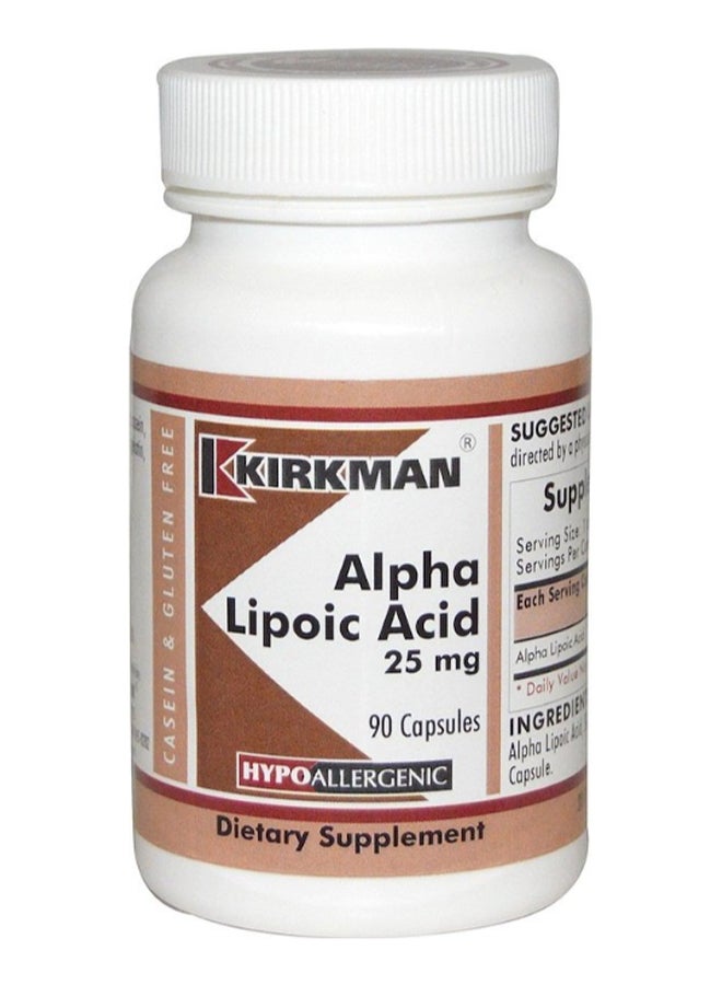 معامل كيركمان عبوة كبسولات من حمض ألفا ليبويك من 90 كبسولة - Image 1