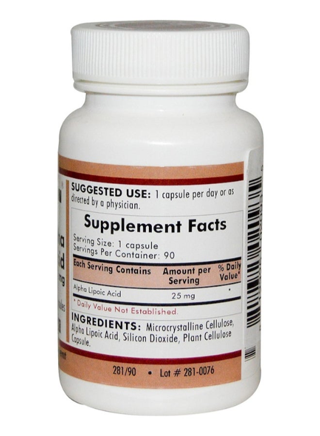 معامل كيركمان عبوة كبسولات من حمض ألفا ليبويك من 90 كبسولة - Image 2
