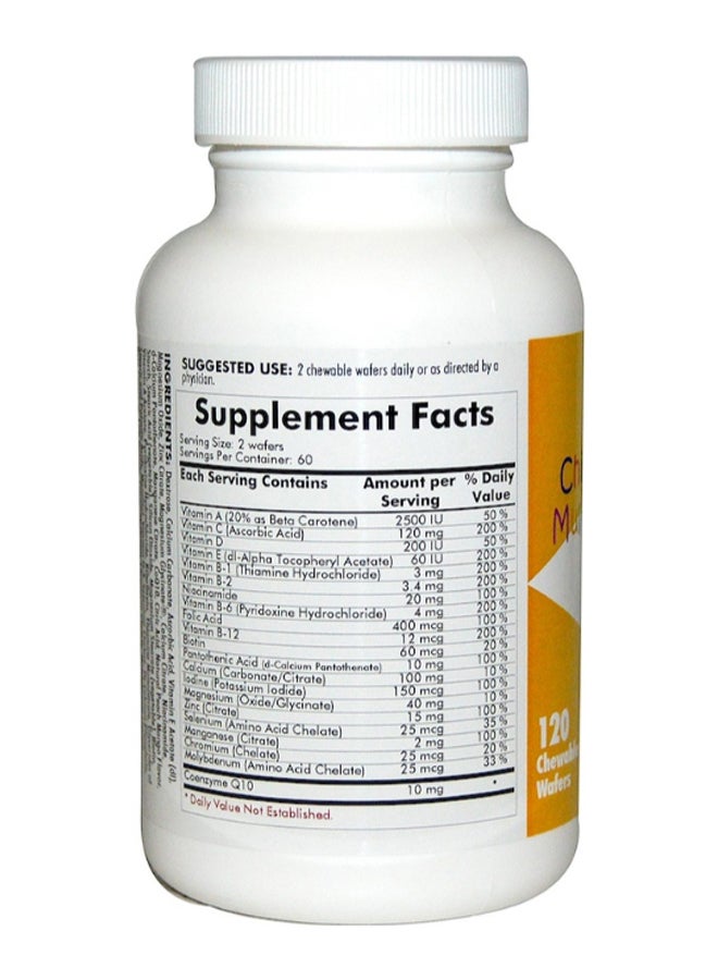 Kirkman Labs - Multi-Vitamin Chewable - 120 Wafers - Image 1