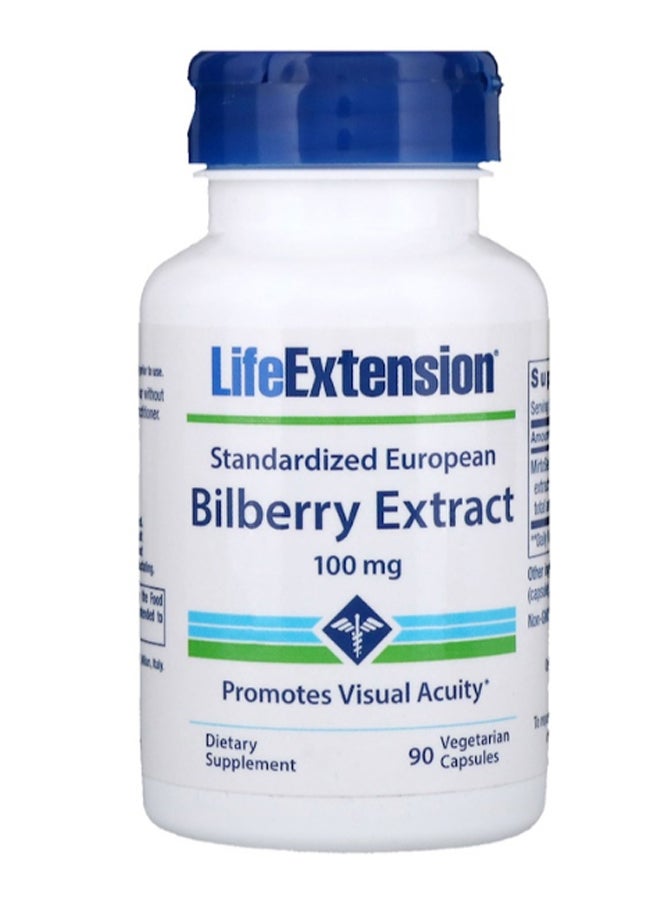 Life Extension - Standardized European Bilberry Extract - 90 Capsules - Image 1