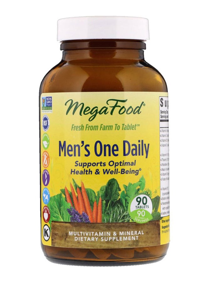 Men's One Daily Multivitamin And Mineral Dietary Supplement - 90 Tablets - v1586546075/N36650374A_1