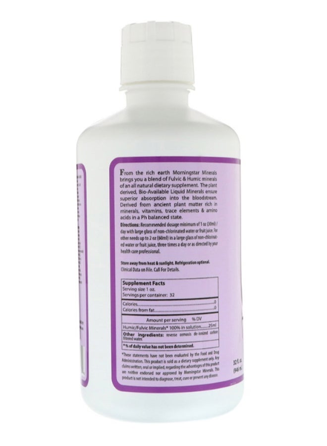 Morningstar Minerals Inner Vitality Fulvic Humic - 946 ml  - Image 2