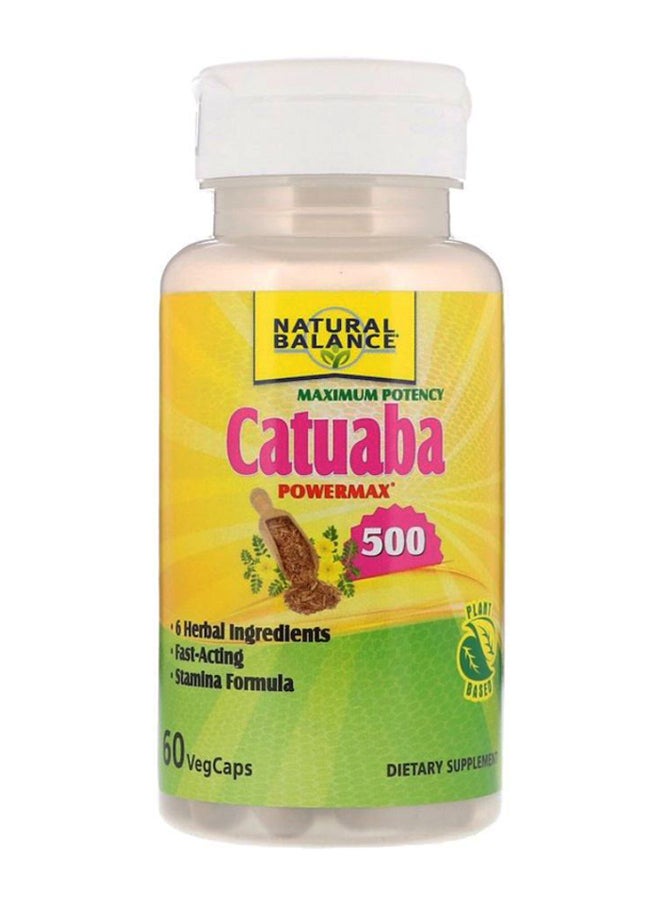 Catuaba Power Max 500 Maximum Potency - 60 Veg Caps - v1586546089/N36650420A_1