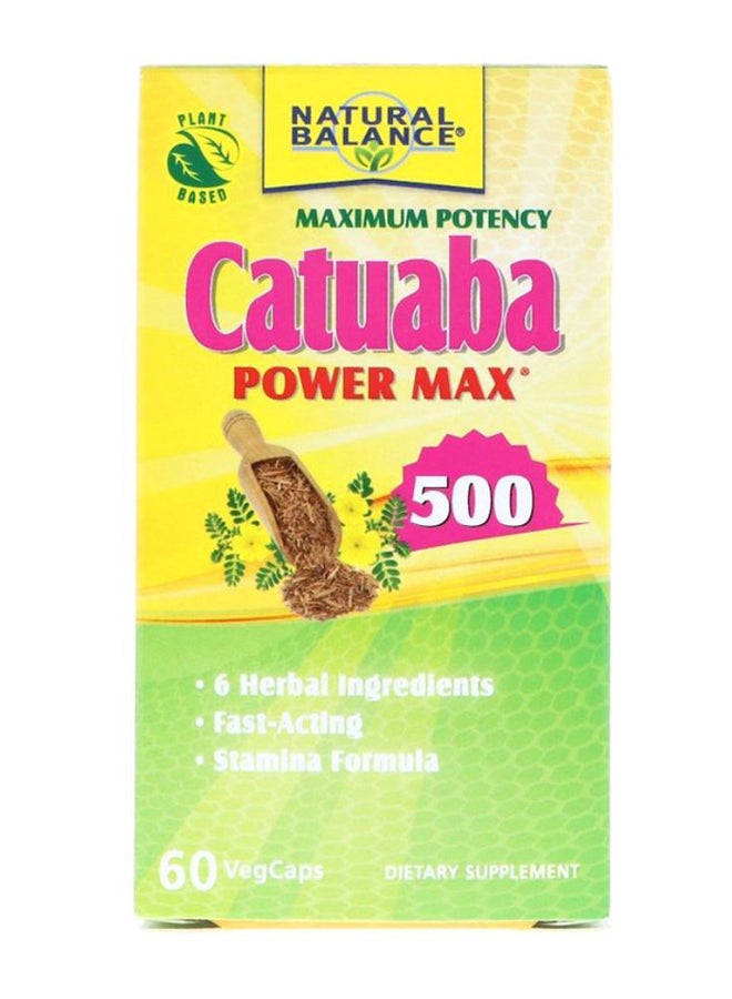 Catuaba Power Max 500 Maximum Potency - 60 Veg Caps - v1586546090/N36650420A_2