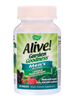 Nature way Alive Garden Goodness Men Multi-Vitamin Supplement- 60 Tablets  - Image 1