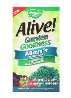 Nature way Alive Garden Goodness Men Multi-Vitamin Supplement- 60 Tablets  - Image 2