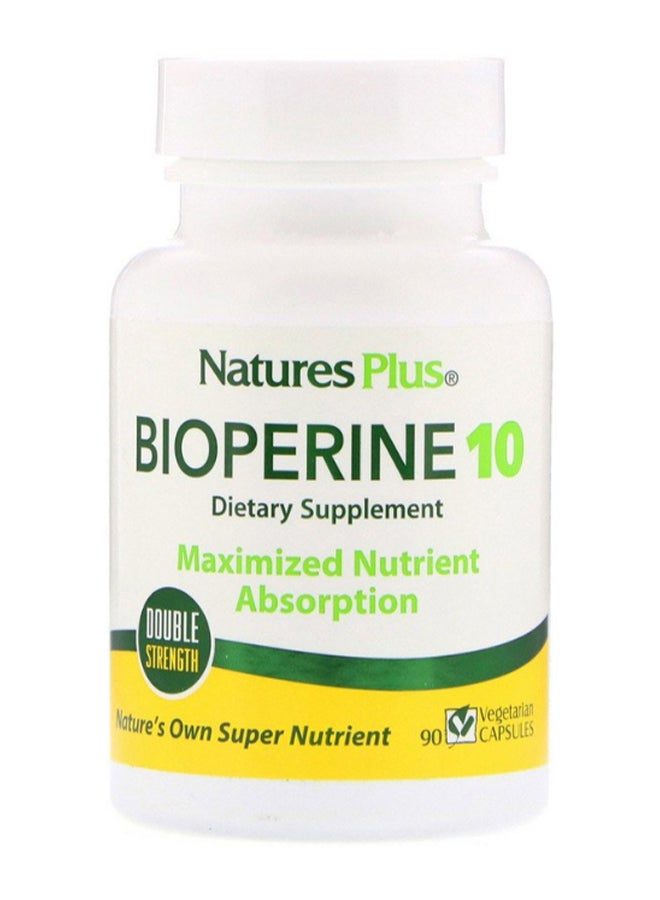 Natures Plus Bioperine 10 Maximized Nutrient Absorption- 90 Capsules - Image 1