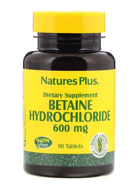 Betaine Hydrochloride Dietary Supplement - 90 Tablets