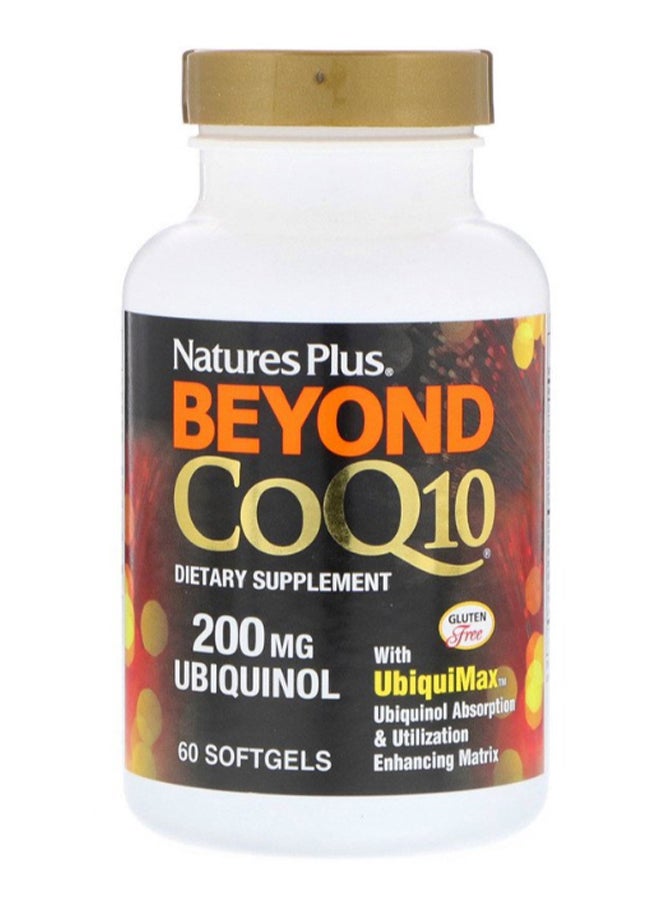 Natures Plus Beyond Coq10 Ubiquinol Dietary Supplement - 60 Softgels - Image 1