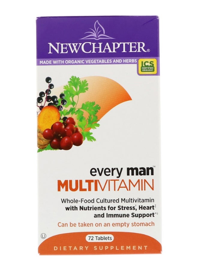 نيو تشابتر فيتامينات إفري مان المتعددة - 72 قرصاً - Image 1