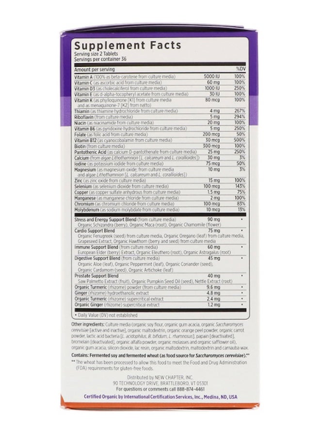 نيو تشابتر فيتامينات إفري مان المتعددة - 72 قرصاً - Image 2