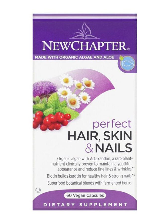 نيو تشابتر مكمل الشعر والبشرة والأظافر المثالي - 60 كبسولة - Image 2