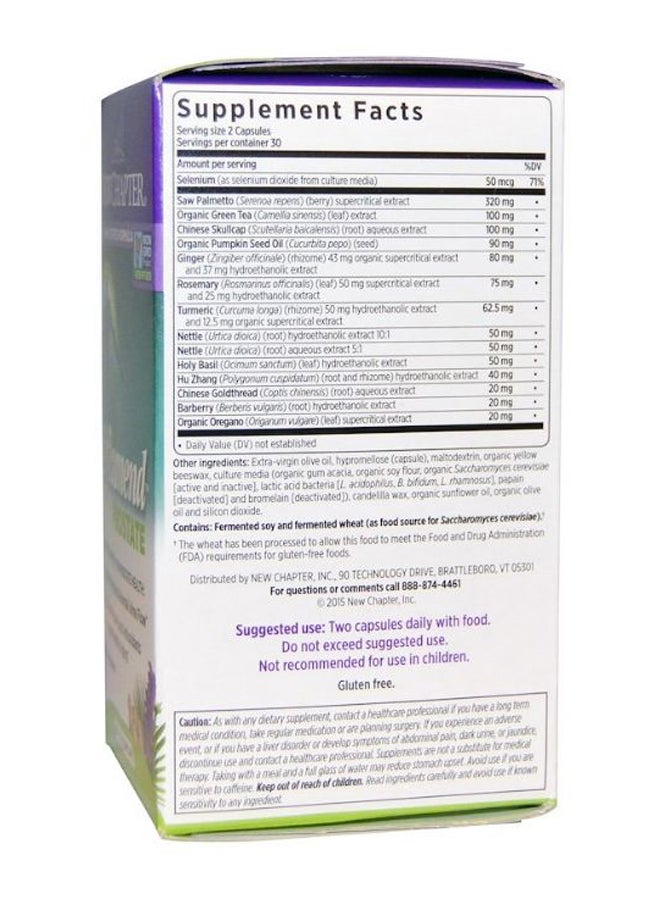 New Chapter Zyflamend Prostate Supplement - 60 Capsules - Image 2