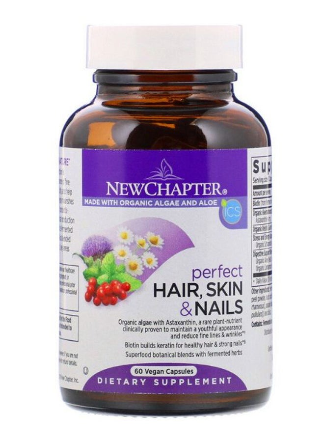 نيو تشابتر مكمل الشعر والبشرة والأظافر المثالي - 60 كبسولة - Image 1
