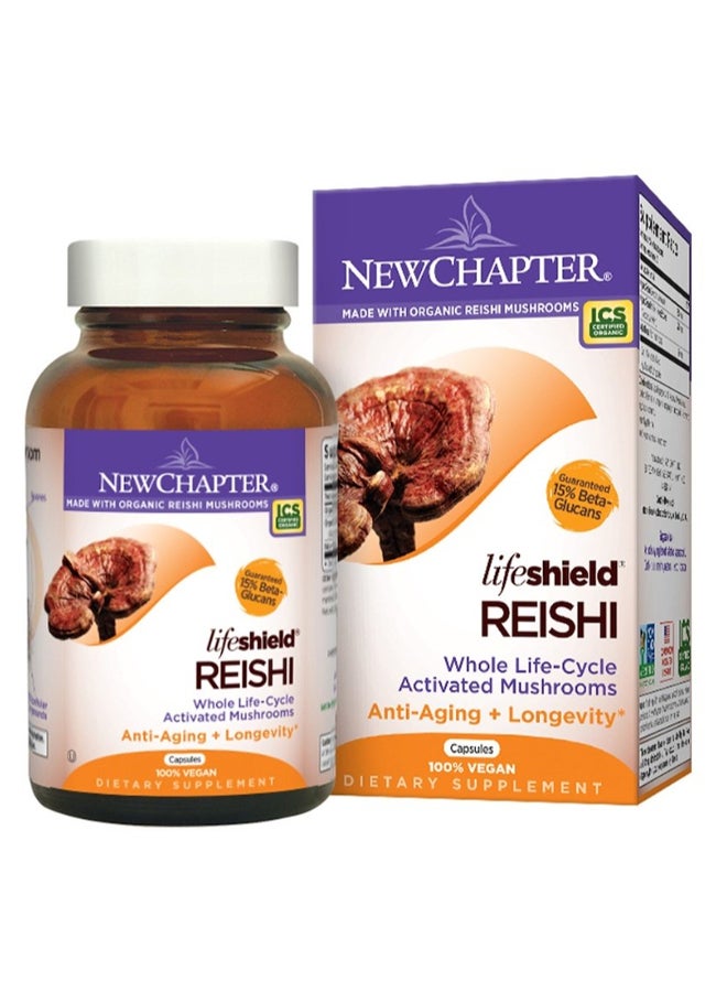 New Chapter Organics Life Shield Reishi - 60 Veggie Capsules