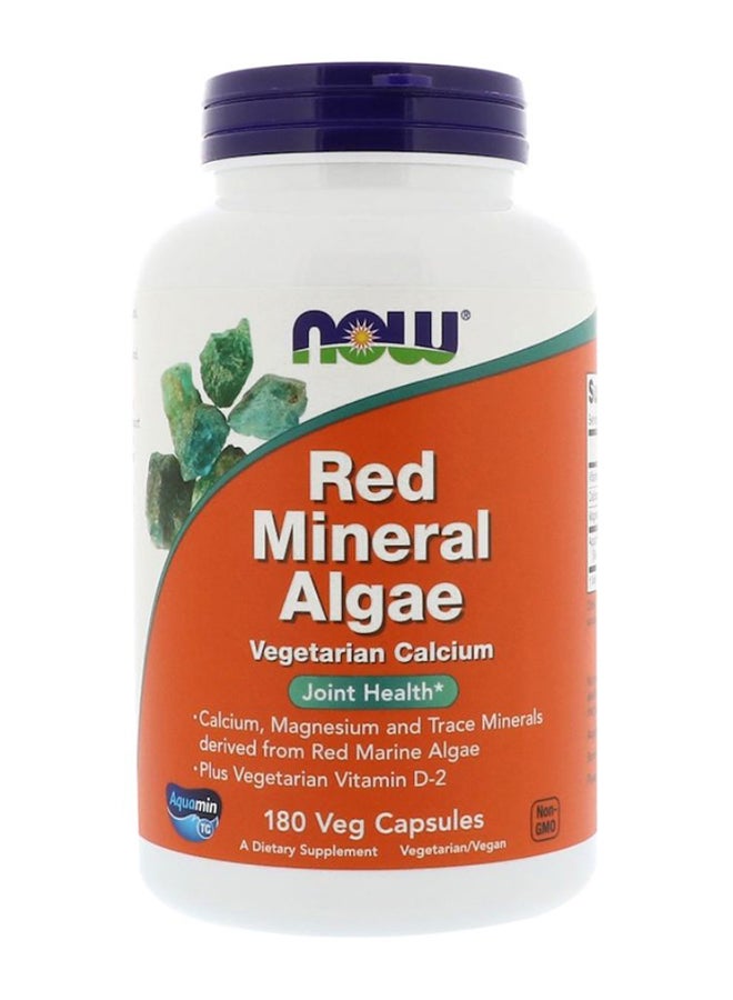 Now Foods - Red Mineral Algae Joint Health Support - 180 Capsules - Image 1