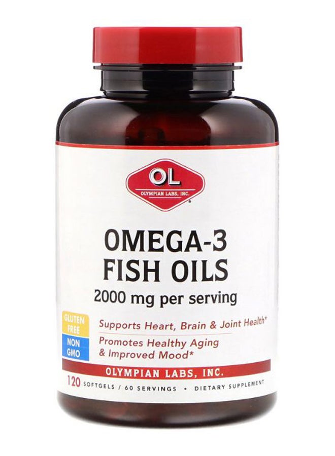 Olympian Labs Omega-3 Fish Oils - 120 Softgels  - Image 1