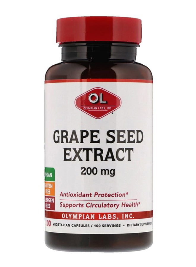 Olympian Labs Grape Seed Extract - 100 Capsules  - Image 1