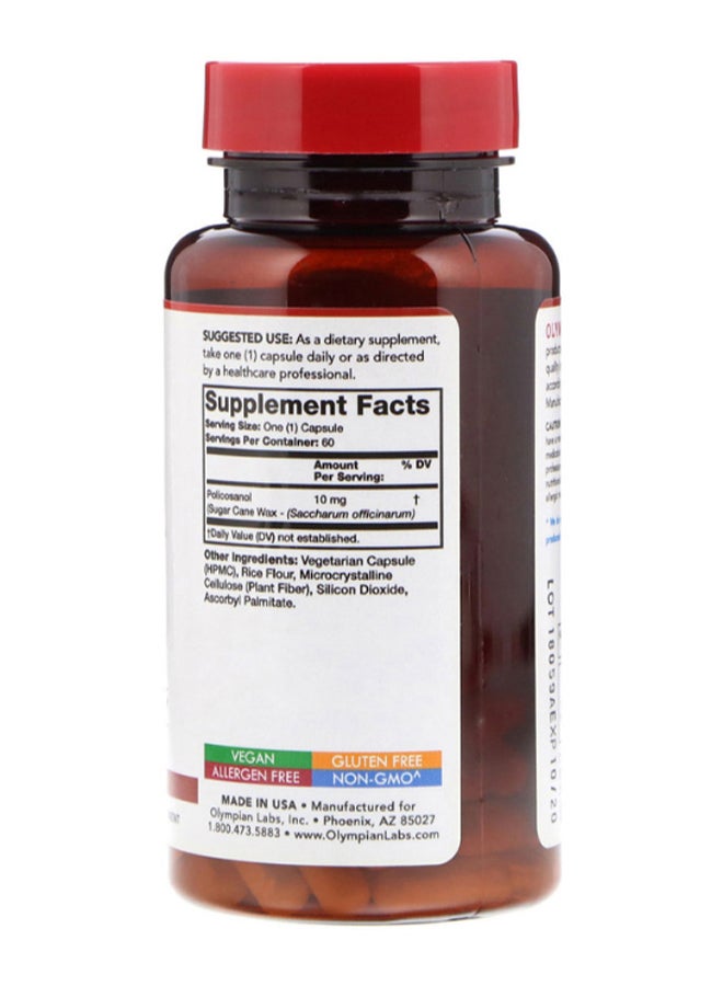 Olympian Labs Policosanol Dietary Supplement - 60 Capsules  - Image 2