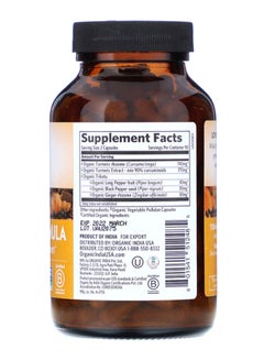Organic India Joint Mobility And Support Turmeric Formula - 180 Vegetarian Caps  - Image 2